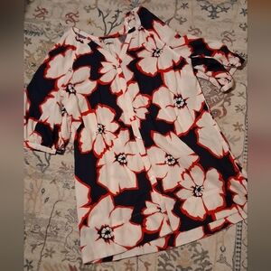 Sonoma NWOT Floral Button-Front Dress